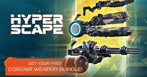 Hyper Scape: CORSAIR Weapon Skin Bundle Keys