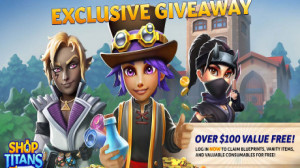 Shop Titans: $100 USD Giveaway Package